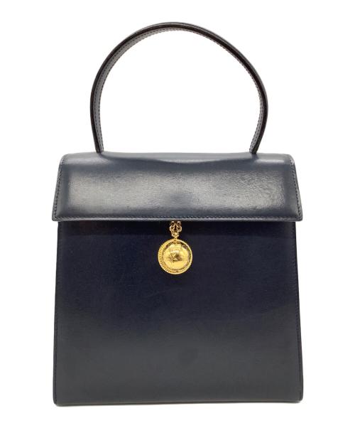 CELINE（セリーヌ）CELINE (セリーヌ) ハンドバッグ ネイビーの古着・服飾アイテム