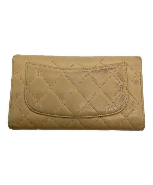 CHANEL（シャネル）CHANEL (シャネル) 長財布 ベージュの古着・服飾アイテム