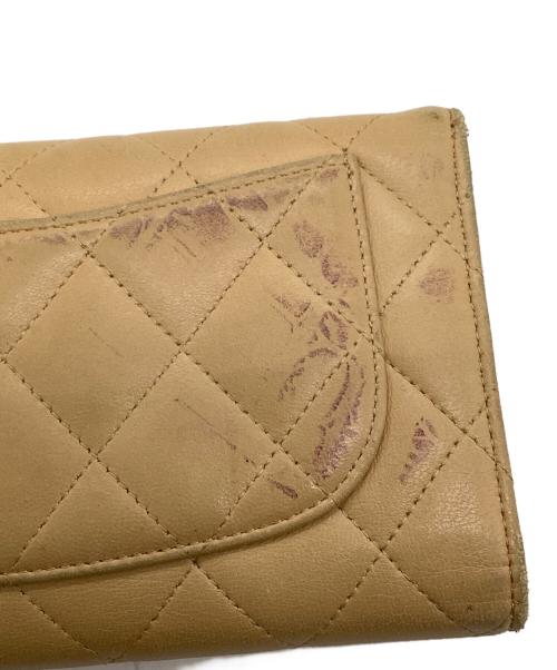 CHANEL（シャネル）CHANEL (シャネル) 長財布 ベージュの古着・服飾アイテム
