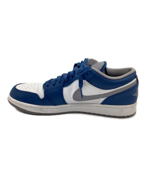 NIKE（ナイキ）NIKE (ナイキ) AIR JORDAN 1 LOW ホワイト×ブルー サイズ:28.0㎝の古着・服飾アイテム