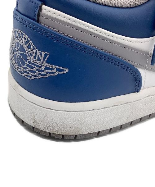 NIKE（ナイキ）NIKE (ナイキ) AIR JORDAN 1 LOW ホワイト×ブルー サイズ:28.0㎝の古着・服飾アイテム
