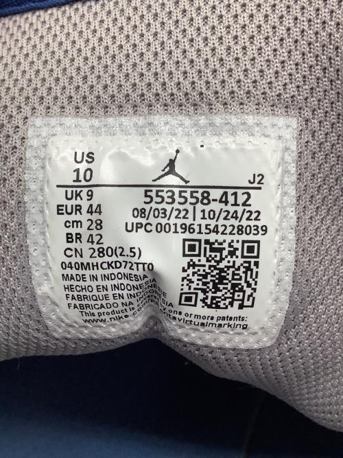 NIKE（ナイキ）NIKE (ナイキ) AIR JORDAN 1 LOW ホワイト×ブルー サイズ:28.0㎝の古着・服飾アイテム