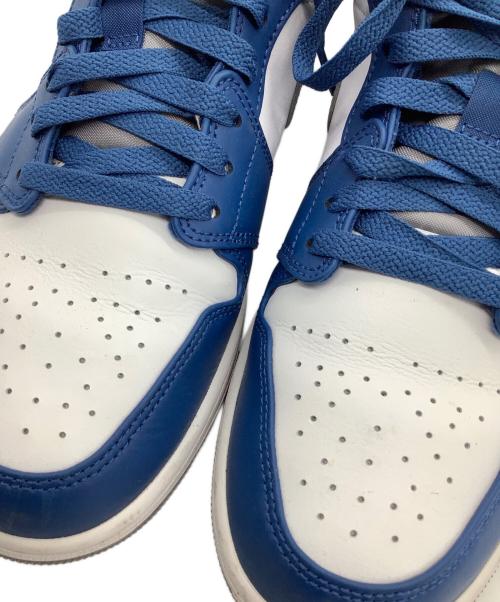 NIKE（ナイキ）NIKE (ナイキ) AIR JORDAN 1 LOW ホワイト×ブルー サイズ:28.0㎝の古着・服飾アイテム