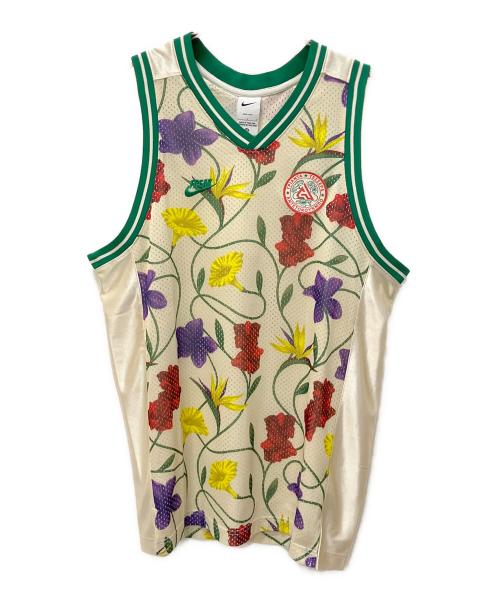 NIKE（ナイキ）NIKE (ナイキ) タンクトップ ベージュ×グリーン サイズ:Lの古着・服飾アイテム