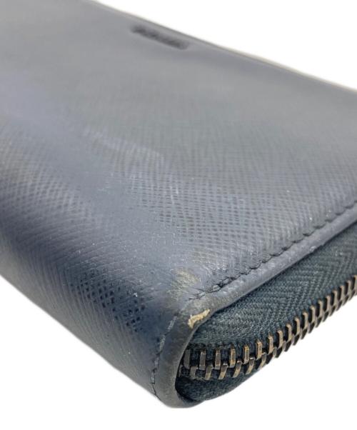 PRADA（プラダ）PRADA (プラダ) 長財布 ネイビーの古着・服飾アイテム