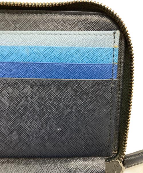 PRADA（プラダ）PRADA (プラダ) 長財布 ネイビーの古着・服飾アイテム