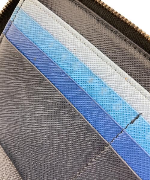 PRADA（プラダ）PRADA (プラダ) 長財布 ネイビーの古着・服飾アイテム