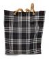 BURBERRY LONDON（バーバリーロンドン）の古着「ナイロントートバッグ」｜ブラック×ホワイト×レッド