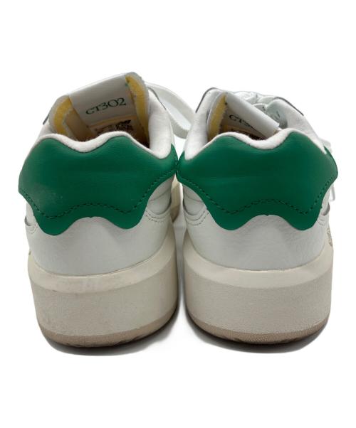 NEW BALANCE（ニューバランス）NEW BALANCE (ニューバランス) ローカットスニーカー ホワイト×グリーン サイズ:22.5cmの古着・服飾アイテム