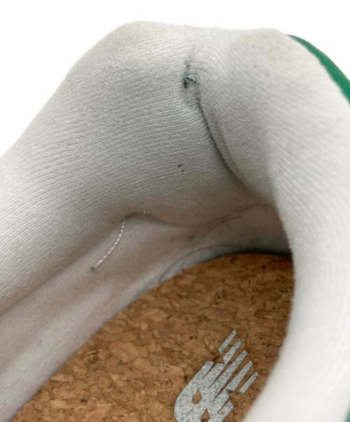 NEW BALANCE（ニューバランス）NEW BALANCE (ニューバランス) ローカットスニーカー ホワイト×グリーン サイズ:22.5cmの古着・服飾アイテム