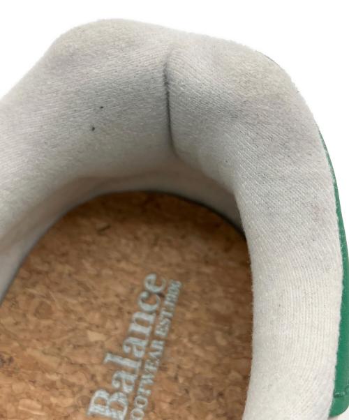 NEW BALANCE（ニューバランス）NEW BALANCE (ニューバランス) ローカットスニーカー ホワイト×グリーン サイズ:22.5cmの古着・服飾アイテム