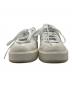 NEW BALANCE (ニューバランス) ローカットスニーカー ホワイト×グリーン サイズ:22.5cm：6000円
