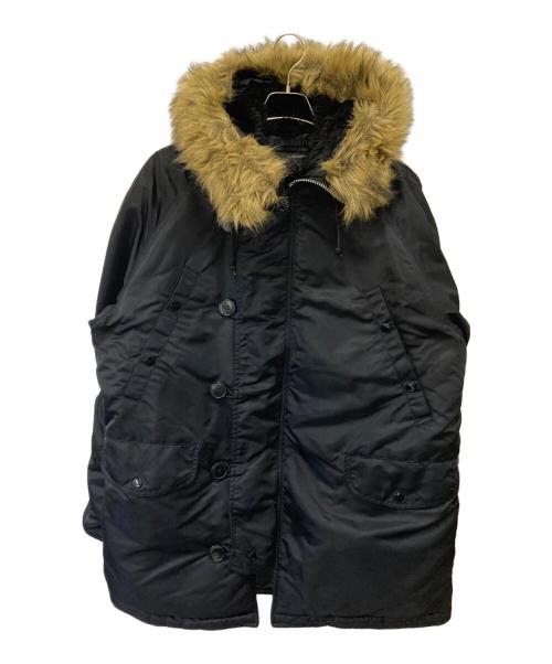 ALPHA（アルファ）ALPHA (アルファ) N-3Bジャケット ブラック サイズ:Lの古着・服飾アイテム