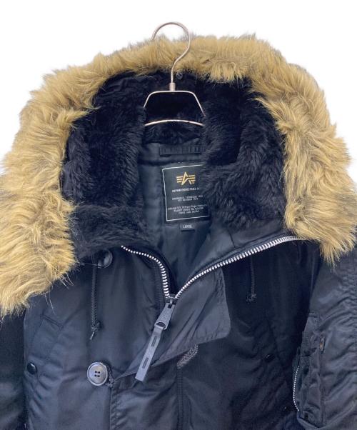 ALPHA（アルファ）ALPHA (アルファ) N-3Bジャケット ブラック サイズ:Lの古着・服飾アイテム