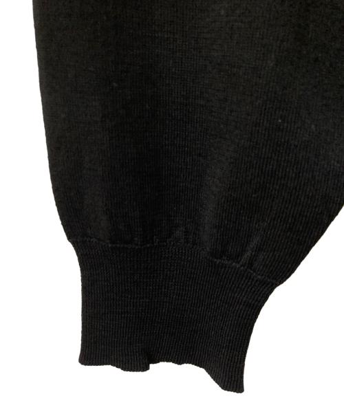 COMME des GARCONS HOMME（コムデギャルソン オム）COMME des GARCONS HOMME (コムデギャルソン オム) JOHN SMEDLEY (ジョンスメドレー) 薄手カーディガン ブラック サイズ:Lの古着・服飾アイテム