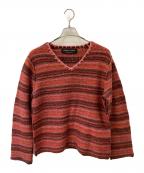 COMME des GARCONS HOMME PLUSコムデギャルソンオムプリュス）の古着「厚手ニット」｜レッド