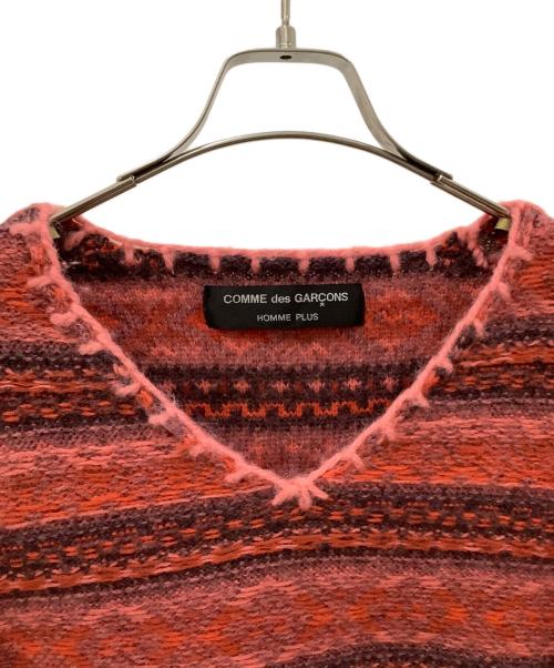 COMME des GARCONS HOMME PLUS（コムデギャルソンオムプリュス）COMME des GARCONS HOMME PLUS (コムデギャルソンオムプリュス) 厚手ニット レッド サイズ:不明の古着・服飾アイテム