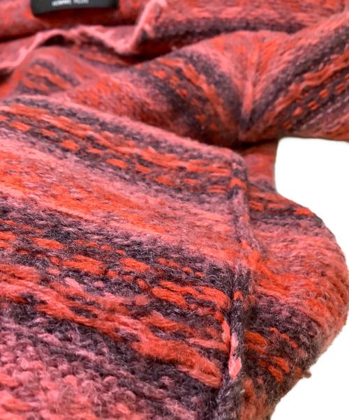 COMME des GARCONS HOMME PLUS（コムデギャルソンオムプリュス）COMME des GARCONS HOMME PLUS (コムデギャルソンオムプリュス) 厚手ニット レッド サイズ:不明の古着・服飾アイテム