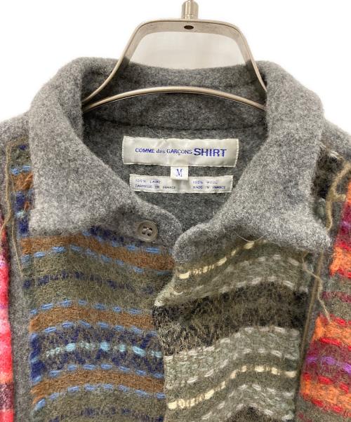 COMME des GARCONS SHIRT（コムデギャルソンシャツ）COMME des GARCONS SHIRT (コムデギャルソンシャツ) 長袖シャツ グレー サイズ:Mの古着・服飾アイテム