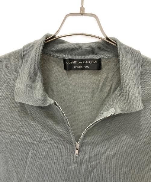 COMME des GARCONS HOMME PLUS（コムデギャルソンオムプリュス）COMME des GARCONS HOMME PLUS (コムデギャルソンオムプリュス) 半袖ニット グレー サイズ:記載なしの古着・服飾アイテム