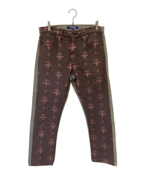 COMME des GARCONS JUNYA WATANABE MAN（コム デ ギャルソン ジュンヤ ワタナベ マン）COMME des GARCONS JUNYA WATANABE MAN (コム デ ギャルソン ジュンヤ ワタナベ マン) デニムパンツ グレー×ピンク サイズ:Lの古着・服飾アイテム