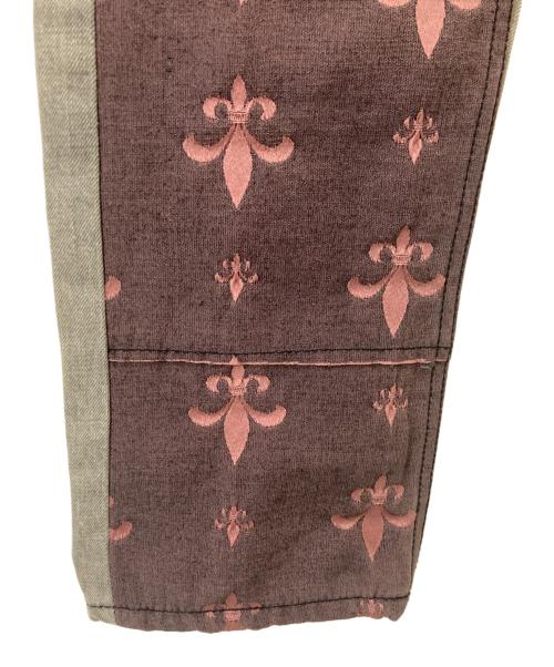 COMME des GARCONS JUNYA WATANABE MAN（コム デ ギャルソン ジュンヤ ワタナベ マン）COMME des GARCONS JUNYA WATANABE MAN (コム デ ギャルソン ジュンヤ ワタナベ マン) デニムパンツ グレー×ピンク サイズ:Lの古着・服飾アイテム