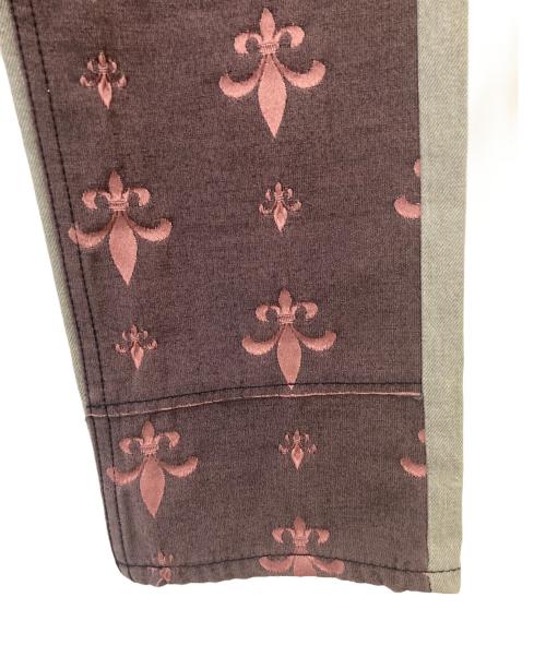 COMME des GARCONS JUNYA WATANABE MAN（コム デ ギャルソン ジュンヤ ワタナベ マン）COMME des GARCONS JUNYA WATANABE MAN (コム デ ギャルソン ジュンヤ ワタナベ マン) デニムパンツ グレー×ピンク サイズ:Lの古着・服飾アイテム