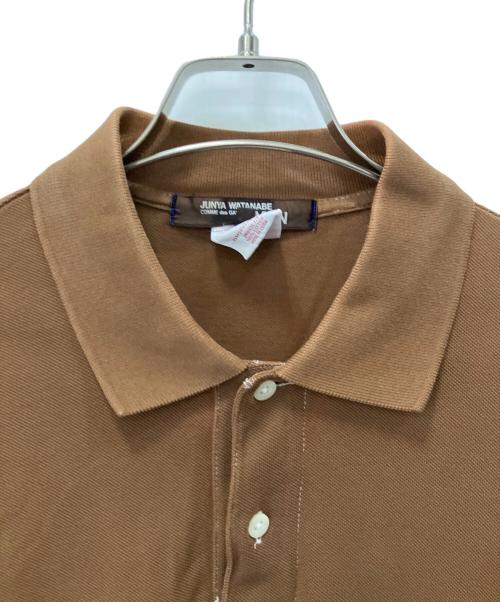 COMME des GARCONS JUNYA WATANABE MAN（コムデギャルソンジュンヤワタナベマン）COMME des GARCONS JUNYA WATANABE MAN (コム デ ギャルソン ジュンヤ ワタナベ マン) BROOKS BROTHERS (ブルックスブラザーズ) 半袖ポロシャツ ブラウン サイズ:Mの古着・服飾アイテム