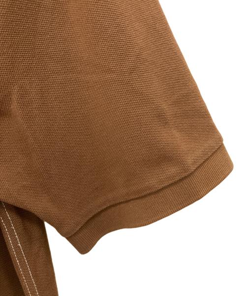 COMME des GARCONS JUNYA WATANABE MAN（コムデギャルソンジュンヤワタナベマン）COMME des GARCONS JUNYA WATANABE MAN (コム デ ギャルソン ジュンヤ ワタナベ マン) BROOKS BROTHERS (ブルックスブラザーズ) 半袖ポロシャツ ブラウン サイズ:Mの古着・服飾アイテム