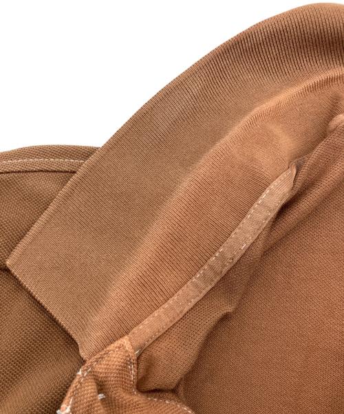COMME des GARCONS JUNYA WATANABE MAN（コムデギャルソンジュンヤワタナベマン）COMME des GARCONS JUNYA WATANABE MAN (コム デ ギャルソン ジュンヤ ワタナベ マン) BROOKS BROTHERS (ブルックスブラザーズ) 半袖ポロシャツ ブラウン サイズ:Mの古着・服飾アイテム