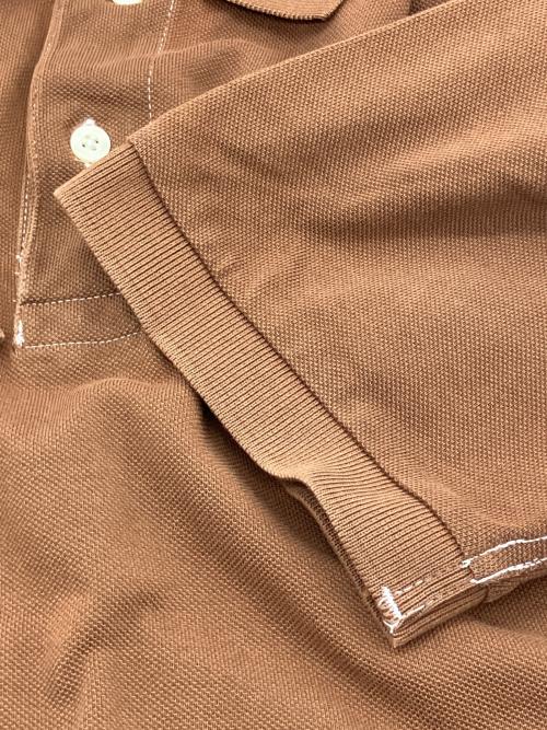 COMME des GARCONS JUNYA WATANABE MAN（コムデギャルソンジュンヤワタナベマン）COMME des GARCONS JUNYA WATANABE MAN (コム デ ギャルソン ジュンヤ ワタナベ マン) BROOKS BROTHERS (ブルックスブラザーズ) 半袖ポロシャツ ブラウン サイズ:Mの古着・服飾アイテム