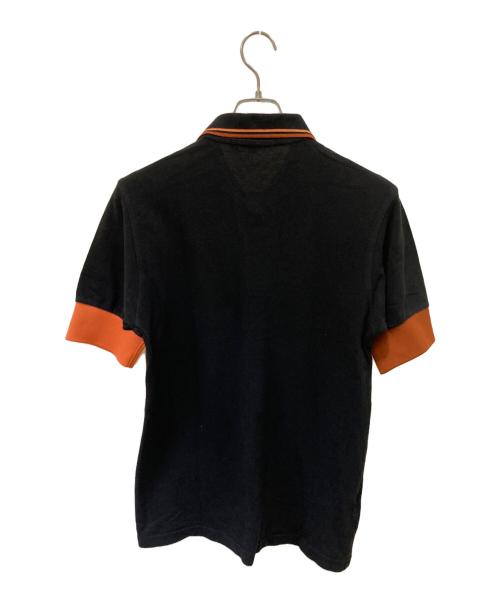 FRED PERRY（フレッドペリー）FRED PERRY (フレッドペリー) COMME des GARCONS SHIRT (コムデギャルソンシャツ) 半袖ポロシャツ ブラック×オレンジ サイズ:Sの古着・服飾アイテム
