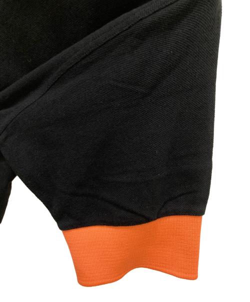FRED PERRY（フレッドペリー）FRED PERRY (フレッドペリー) COMME des GARCONS SHIRT (コムデギャルソンシャツ) 半袖ポロシャツ ブラック×オレンジ サイズ:Sの古着・服飾アイテム