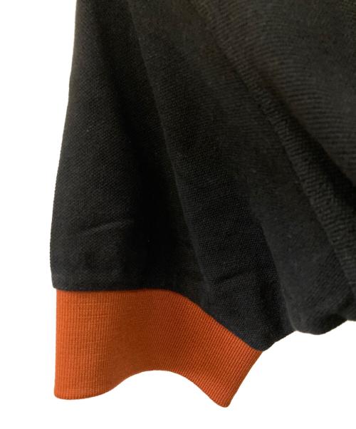 FRED PERRY（フレッドペリー）FRED PERRY (フレッドペリー) COMME des GARCONS SHIRT (コムデギャルソンシャツ) 半袖ポロシャツ ブラック×オレンジ サイズ:Sの古着・服飾アイテム