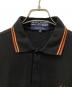 中古・古着 FRED PERRY (フレッドペリー) COMME des GARCONS SHIRT (コムデギャルソンシャツ) 半袖ポロシャツ ブラック×オレンジ サイズ:S：6000円