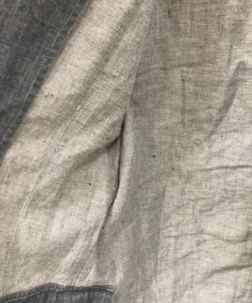 COMME des GARCONS HOMME（コムデギャルソン オム）COMME des GARCONS HOMME (コムデギャルソン オム) リネン混3Bジャケット ブルー サイズ:Mの古着・服飾アイテム