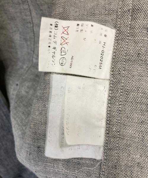 COMME des GARCONS HOMME（コムデギャルソン オム）COMME des GARCONS HOMME (コムデギャルソン オム) リネン混3Bジャケット ブルー サイズ:Mの古着・服飾アイテム