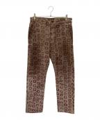 COMME des GARCONS HOMME PLUSコムデギャルソンオムプリュス）の古着「レザーパンツ」｜ブラウン