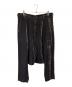 COMME des GARCONS HOMME PLUS（コムデギャルソンオムプリュス）の古着「ベロアサルエルパンツ」｜ブラック