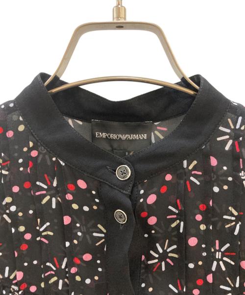 EMPORIO ARMANI（エンポリオアルマーニ）EMPORIO ARMANI (エンポリオアルマーニ) 長袖シャツ ブラック サイズ:38の古着・服飾アイテム