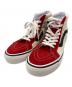 VANS（バンズ）の古着「ハイカットスニーカー」｜レッド×ベージュ