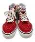 VANS (バンズ) ハイカットスニーカー レッド×ベージュ サイズ:27.5cm：8000円