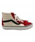 中古・古着 VANS (バンズ) ハイカットスニーカー レッド×ベージュ サイズ:27.5cm：8000円