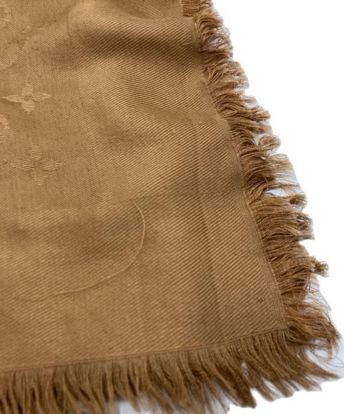 LOUIS VUITTON（ルイ ヴィトン）LOUIS VUITTON (ルイ ヴィトン) 大判ストール ブラウンの古着・服飾アイテム