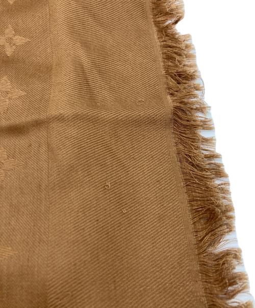 LOUIS VUITTON（ルイ ヴィトン）LOUIS VUITTON (ルイ ヴィトン) 大判ストール ブラウンの古着・服飾アイテム