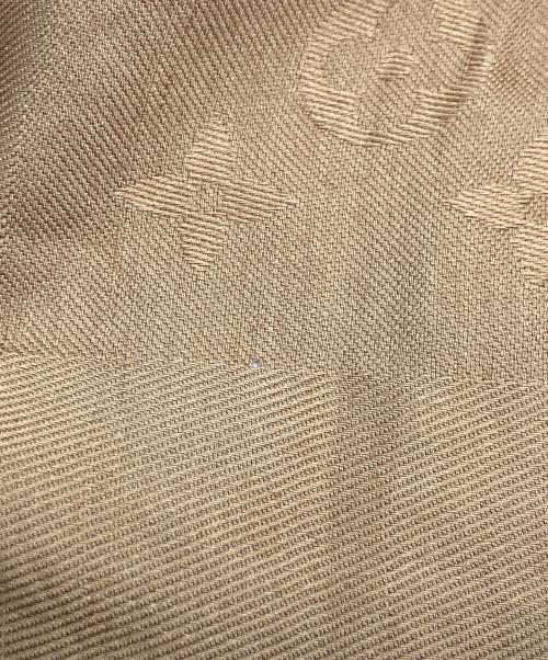 LOUIS VUITTON（ルイ ヴィトン）LOUIS VUITTON (ルイ ヴィトン) 大判ストール ブラウンの古着・服飾アイテム