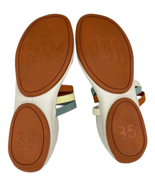 CAMPER（カンペール）CAMPER (カンペール) ツインズサンダル ホワイト サイズ:35の古着・服飾アイテム