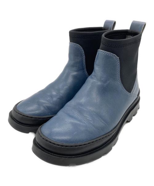 CAMPER（カンペール）CAMPER (カンペール) サイドゴアブーツ ブルー サイズ:35の古着・服飾アイテム
