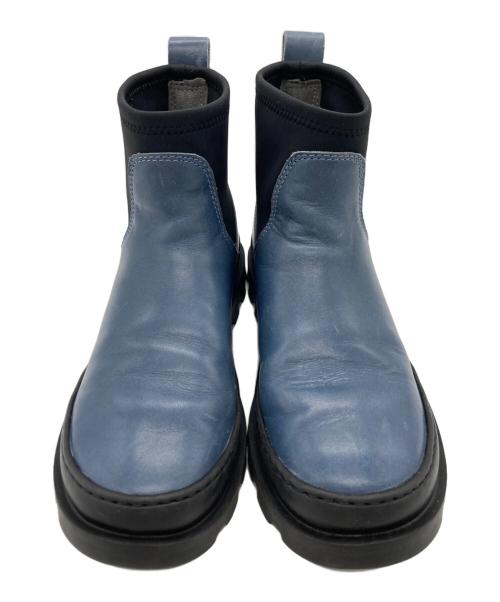 CAMPER（カンペール）CAMPER (カンペール) サイドゴアブーツ ブルー サイズ:35の古着・服飾アイテム