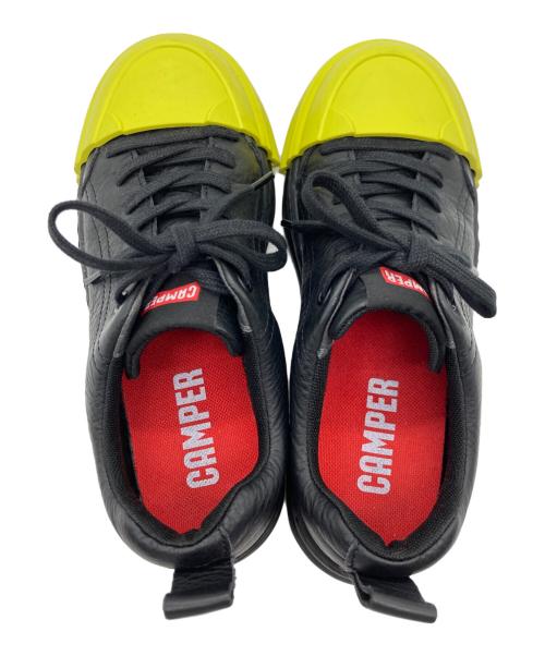 CAMPER（カンペール）CAMPER (カンペール) ローカットスニーカー ブラック×イエロー サイズ:35の古着・服飾アイテム